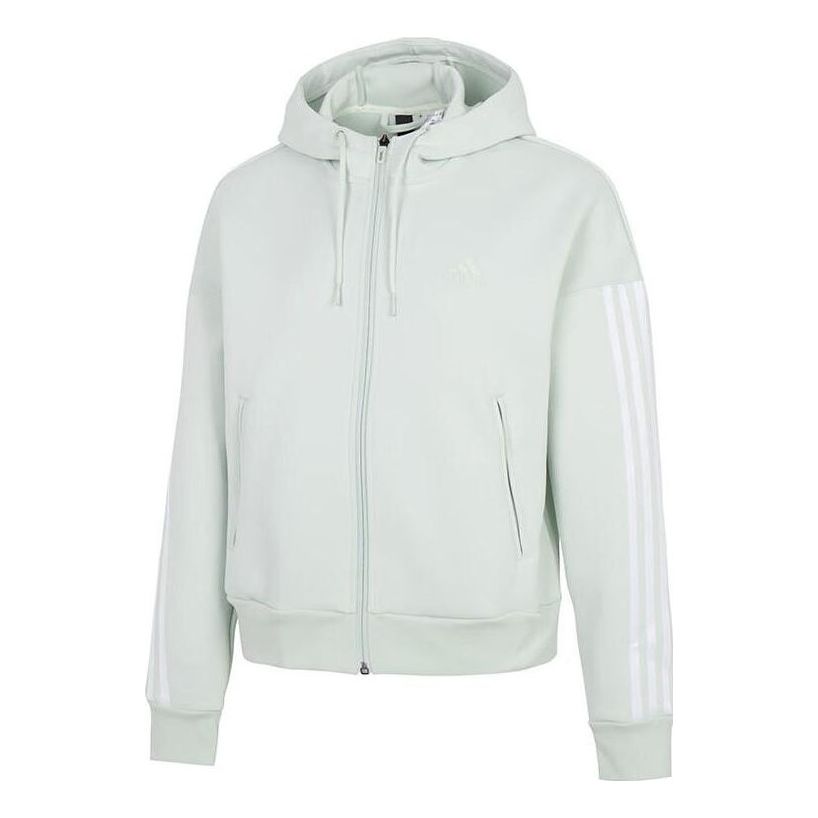 (WMNS) adidas Must Have Knit Jacket 'White' HM7051