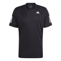 adidas Club 3-Stripes Tennis T-Shirt 'Black' IS2296
