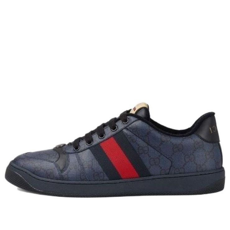 GUCCI Screener sneaker GG Supreme canvas 'Blue Dark blue' 763525-FACMI-8443