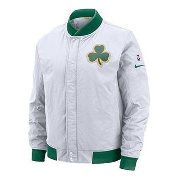 Nike Boston Celtics Basketball Woven Jacket White AH5271-100
