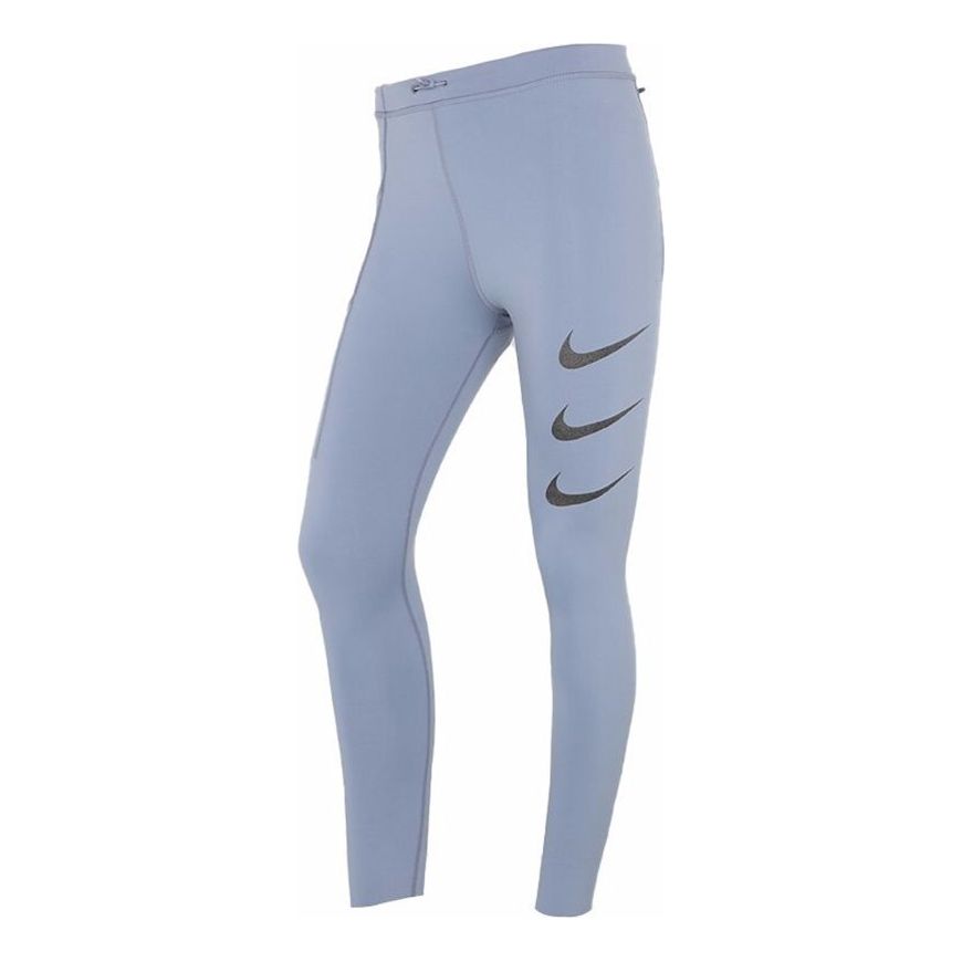 (WMNS) Nike Epic Luxe Run Division Printing Fitness Pants Grey DA1271-493