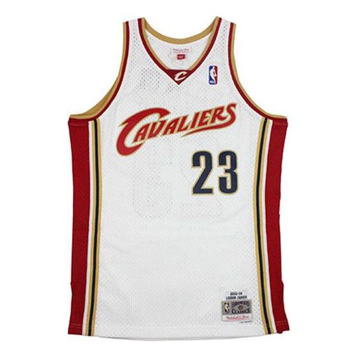 Mitchell & Ness NBA Swingman Jersey 'Cleveland Cavaliers - LeBron James 2003/04' SMJYCP19209-CCAWHIT03LJA