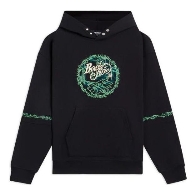 Li-Ning BadFive Graphic Hoodie 'Black' AWDS643-6