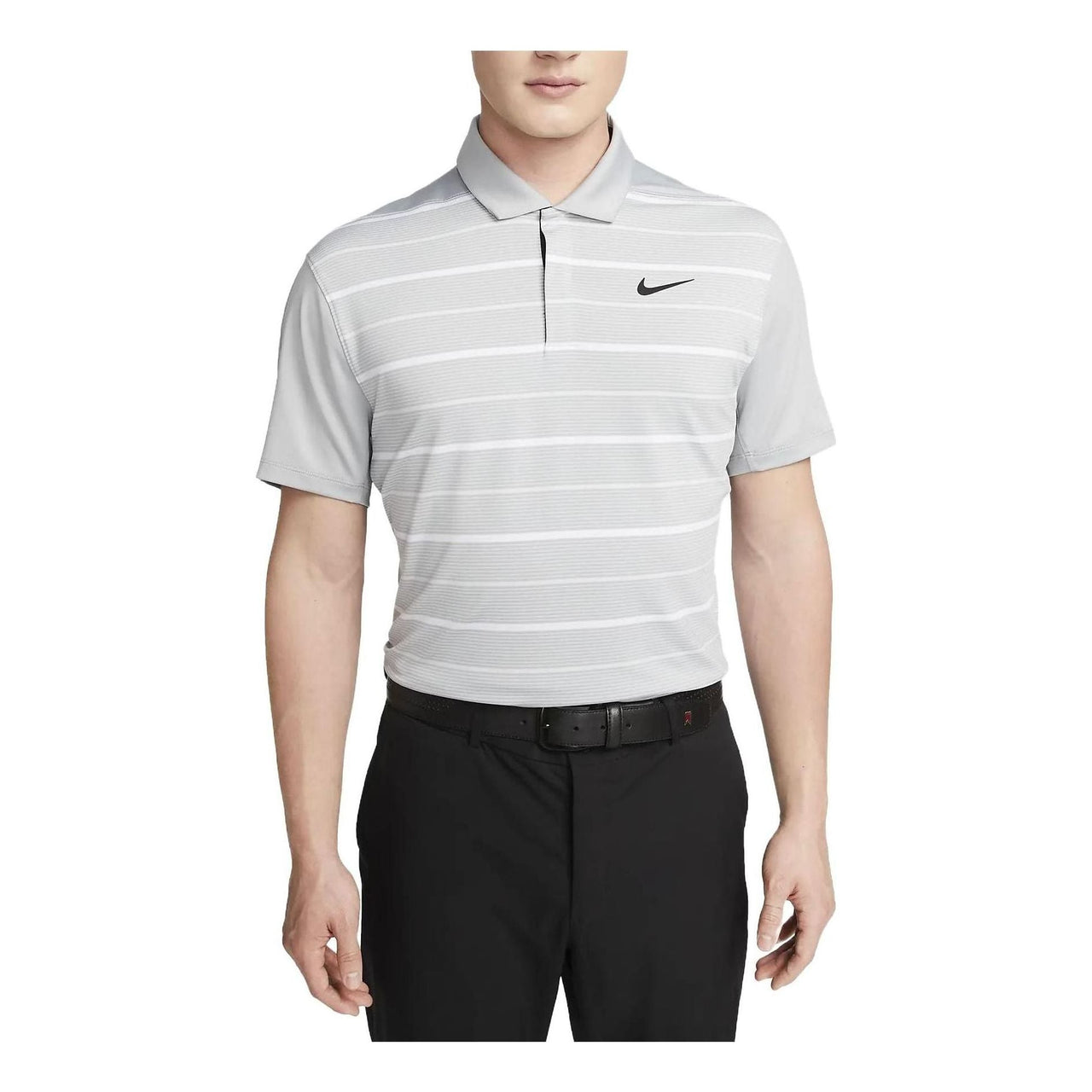 Nike Golf Dri-Fit Stripe Polo Shirts 'Grey' DR5318-077