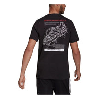 adidas Pred Tee 1 Sports Short Sleeve Men's Black HD8309