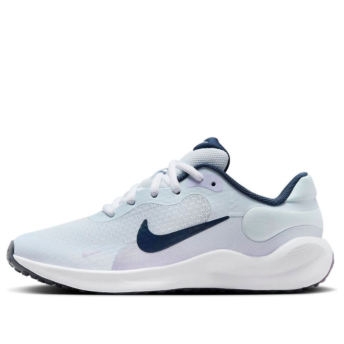 (GS) Nike Revolution 7 'Grey Lilac Navy' FB7689-004