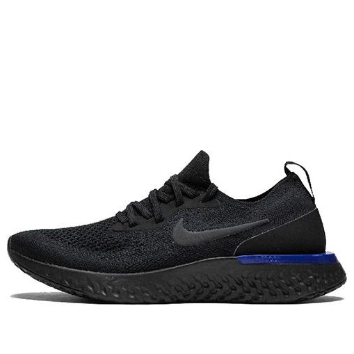 (WMNS) Nike Epic React Flyknit 'Black Racer Blue' AQ0070-004