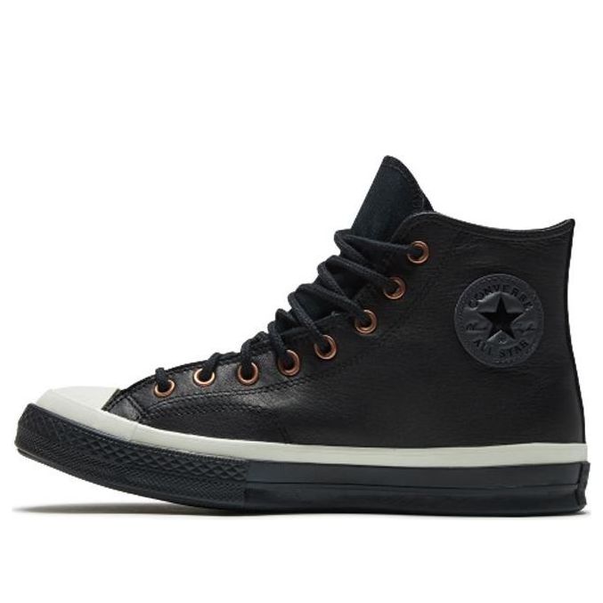 Converse CHUCK 70 HI 'Black Leather White' 165923C