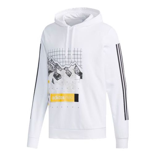 adidas neo M FAV GR HOODY Athleisure Casual Sports White EI4474