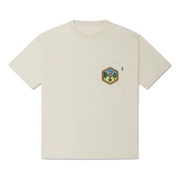 Converse Pocket Logo T-Shirt 'Ivory' 10025881-A01