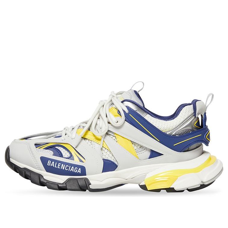 Balenciaga Track Sneaker 'White Dark Blue Yellow' 542023W3AC49471