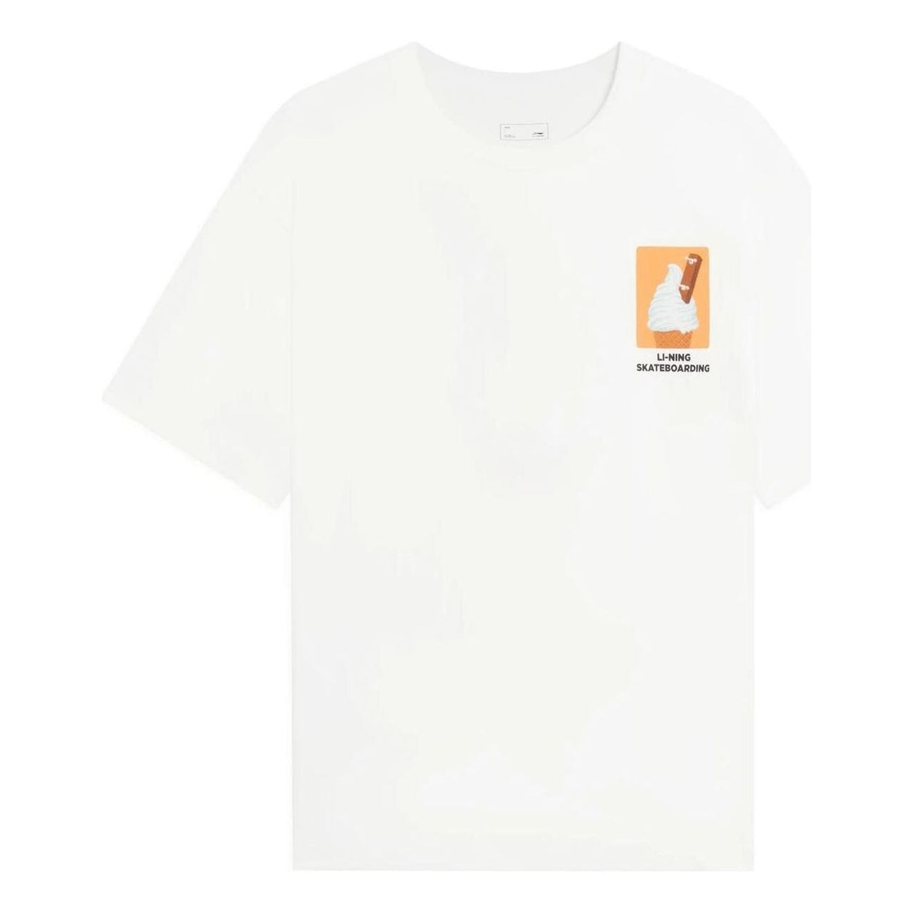 Li-Ning x Phil Hackett Ice Cream Graphic T-shirt 'White' AHSS859-2
