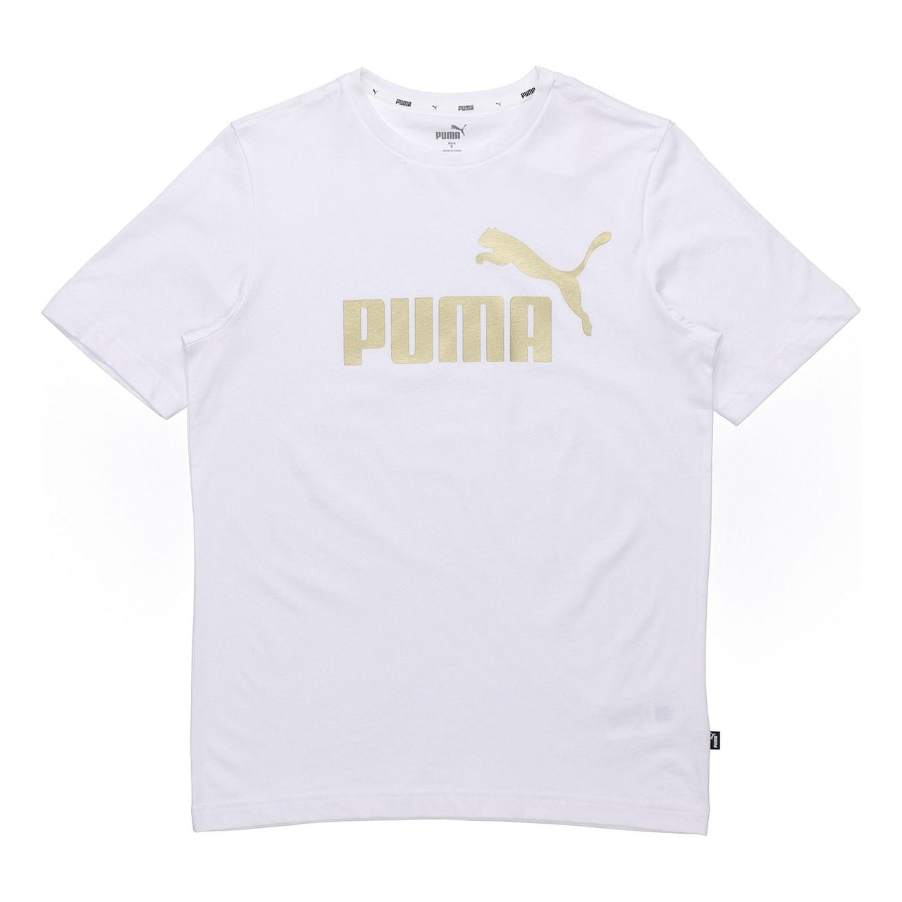 PUMA Printed Short Sleeve T-Shirt 'White' 845573-02