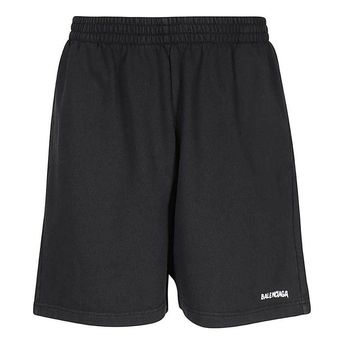Balenciaga FW23 Logo Shorts 'Black' 676137TOVO61070