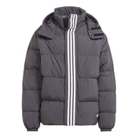 adidas Originals Rifta Down Regen Hooded Puffer Jacket 'Black White' HZ0688