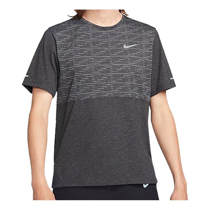 Nike Dri-FIT Run Division Miler T-Shirt 'Black White' DR8763-032