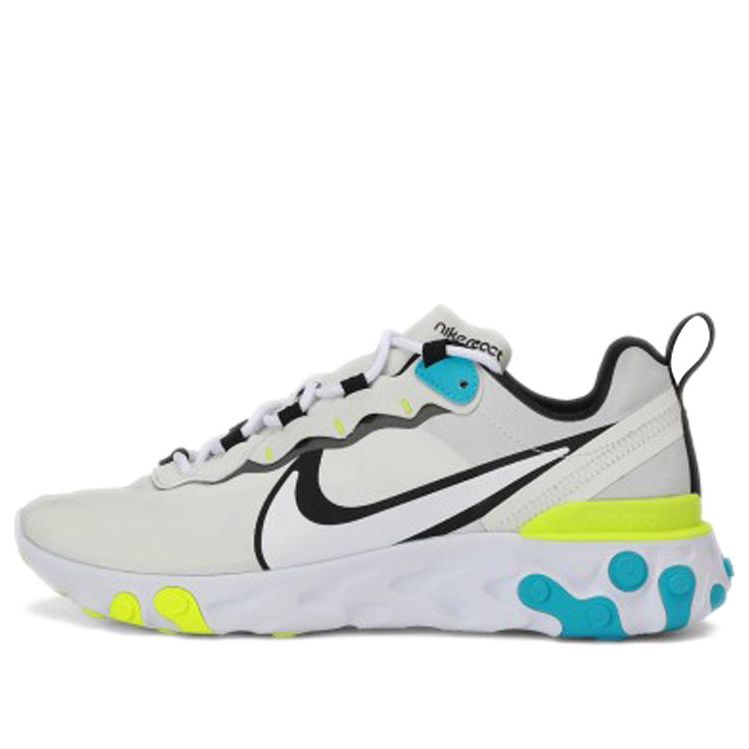 Nike React Element 55 'White Blue Fury Volt' CZ8652-104