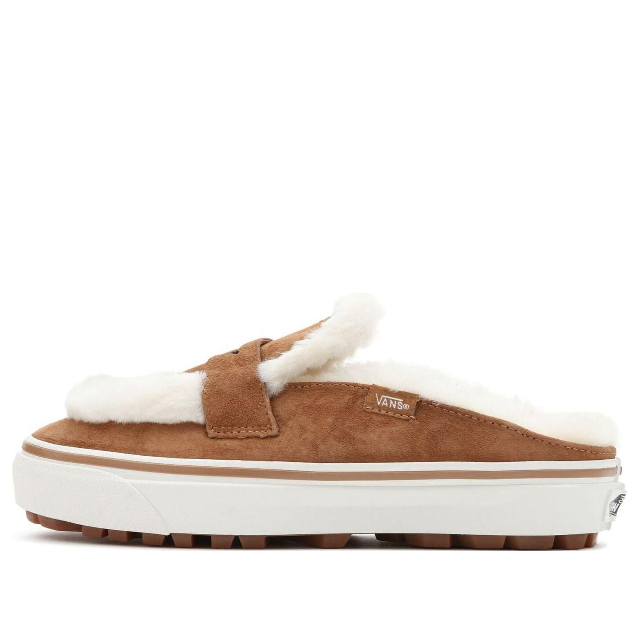 Vans Shearling Style 53 Cozy Mule DX Shoe Brown VN0005U3GWT