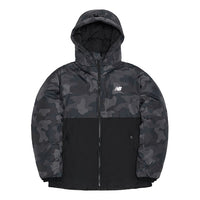 New Balance Camouflage Jacket 'Black Grey' NPA4S013MIX