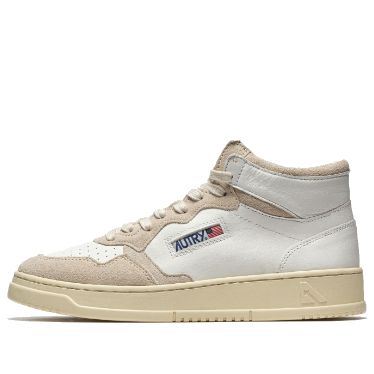Autry Medalist Mid 'Goat Suede White' AUMM-GS04