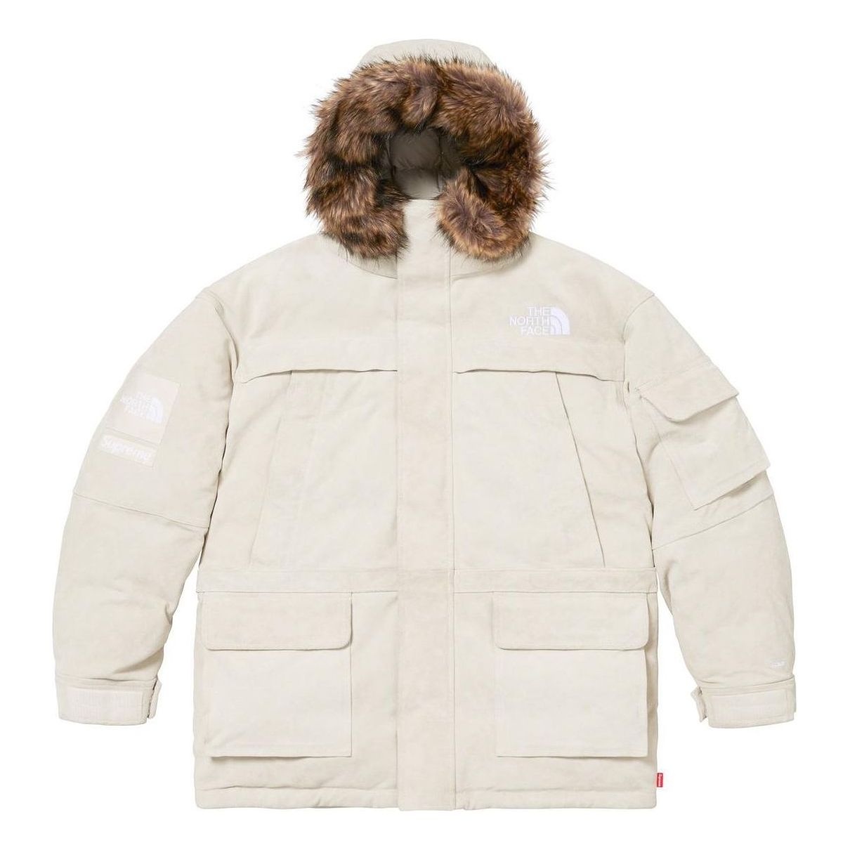 Supreme x THE NORTH FACE FW23 Week15 Suede 600-Fill Down Parka Jacket 'Beige' SUP-FW23-227