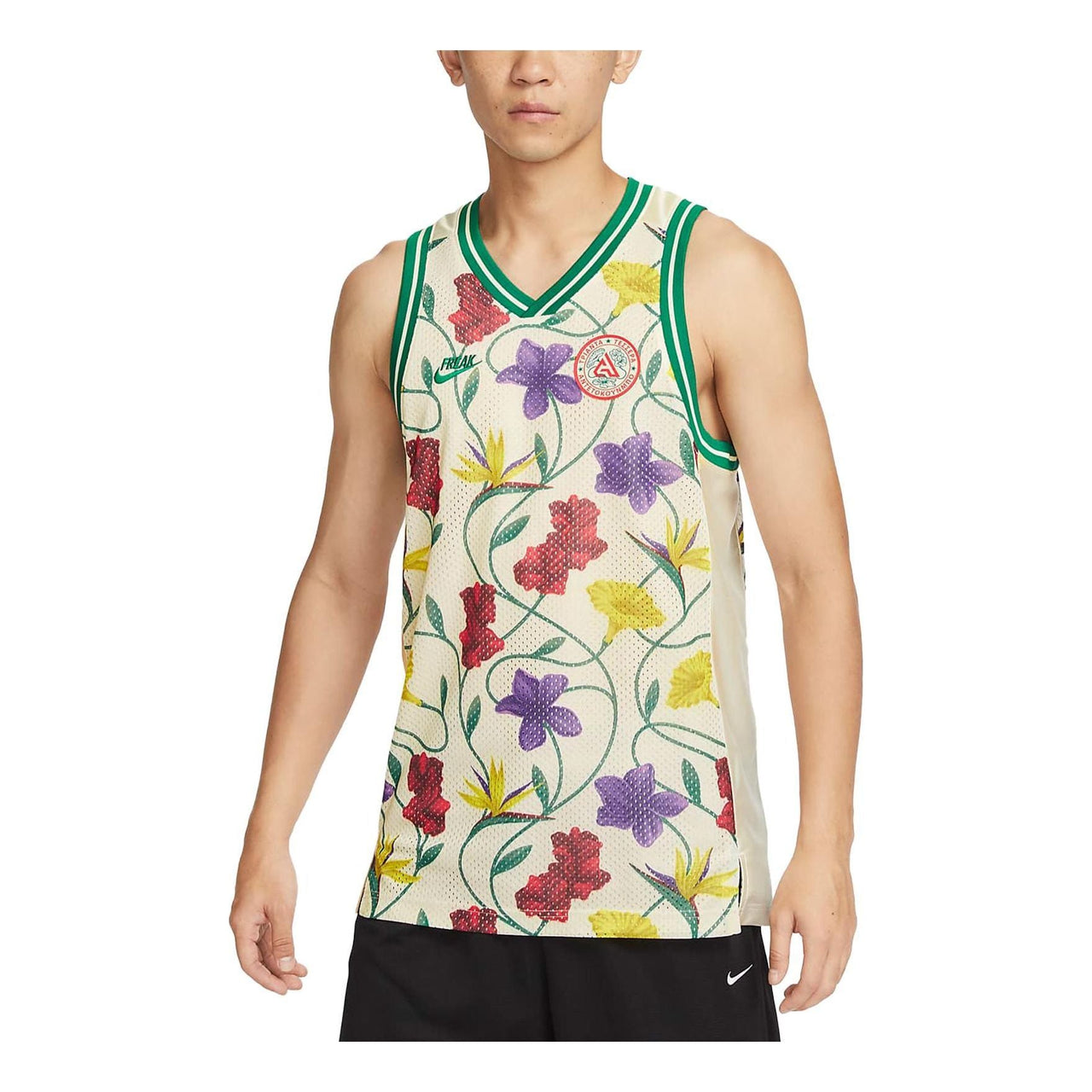 Nike Freak Ginnis Dna Dri-Fit All Over Print Floral Jersey 'Beige' FB7026-110