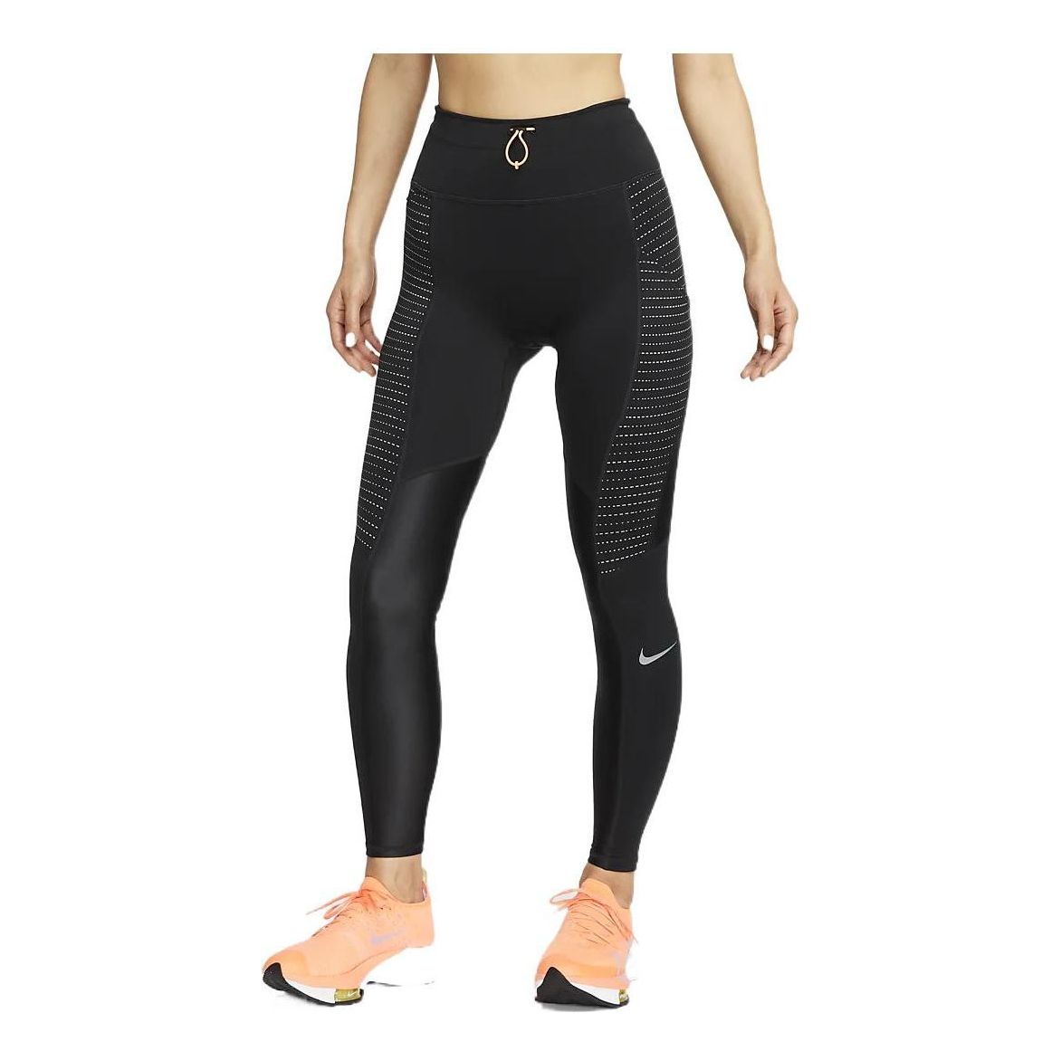 (WMNS) Nike Dri-FIT Sports Training Running Quick Dry Breathable Leggings Black DD6856-010