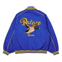 PALACE Unisex Letter Printing Jacket Coat Blue P20JK104