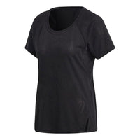 (WMNS) adidas Aeroknit T-Shirt Asia Sizing 'Black' DU1323