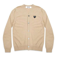 COMME des GARCONS PLAY Cardigan Black Emblem 'Beige' AZ-N024-051-3