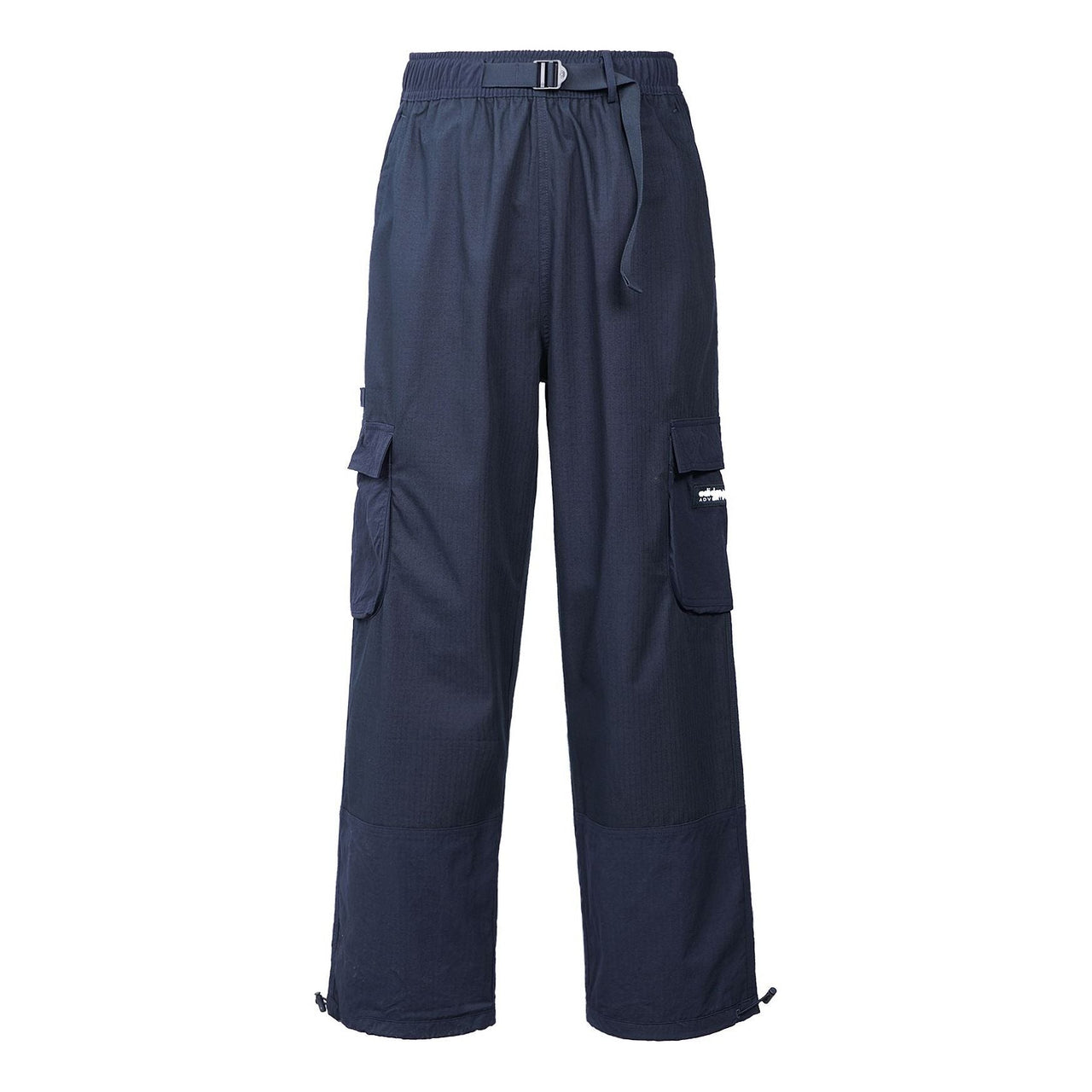 Men's adidas originals Solid Color Big Pocket Straight Sports Pants/Trousers/Joggers Navy Blue H09105
