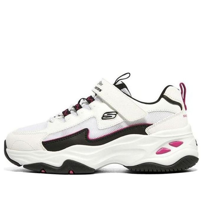 (GS) Skechers DLites 4.0 'White Black' 302562L-WBK