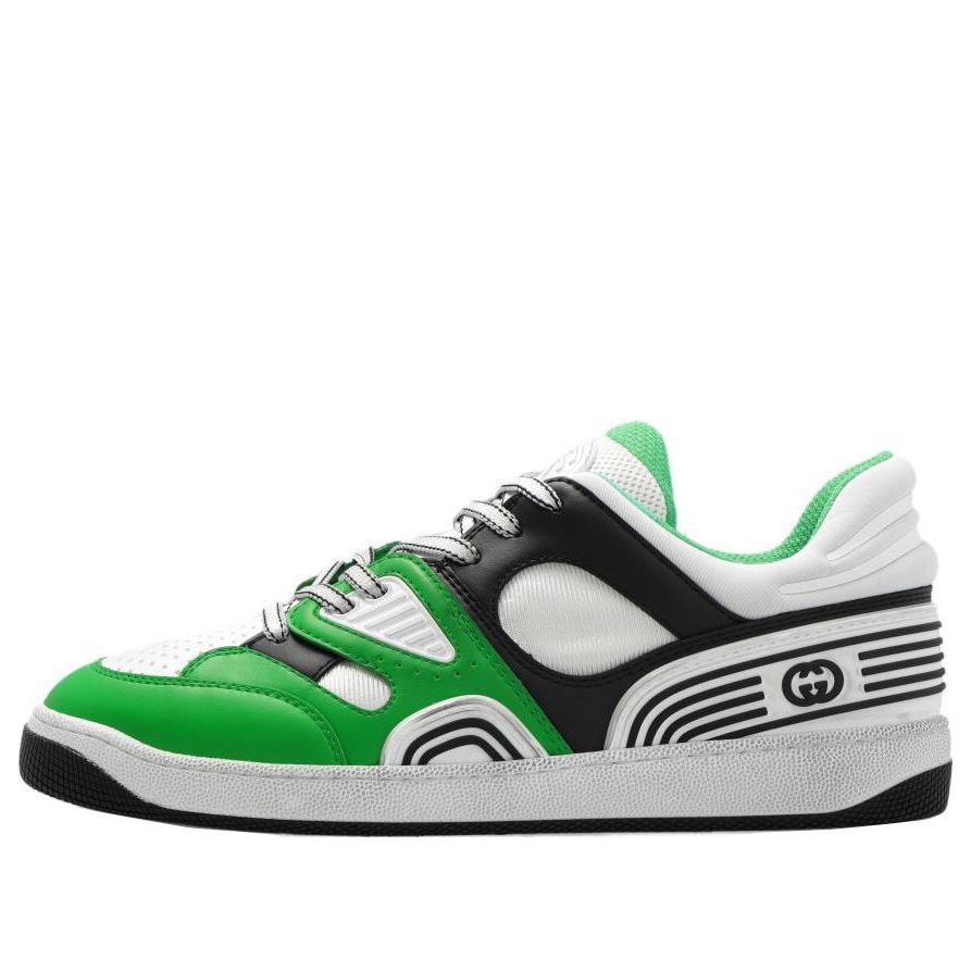 (WMNS) Gucci Basket 'Green White Black' 700291-2SH90-3760
