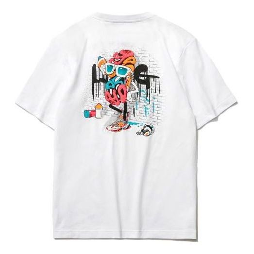 Li-Ning Graphic Loose Fit T-shirt 'White' AHSR406-1