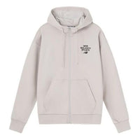 New Balance Sportswear Hooded Jacket 'Beige Black' 6DD12033-LBE