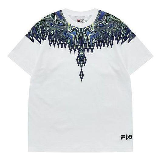 FILA FUSION x Marcelo Burlon SS22 Tee 'White Green' T11U229101F-WT