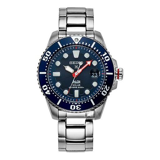 SEIKO X PADI Eco Drive Silver/Blue SNE435J1
