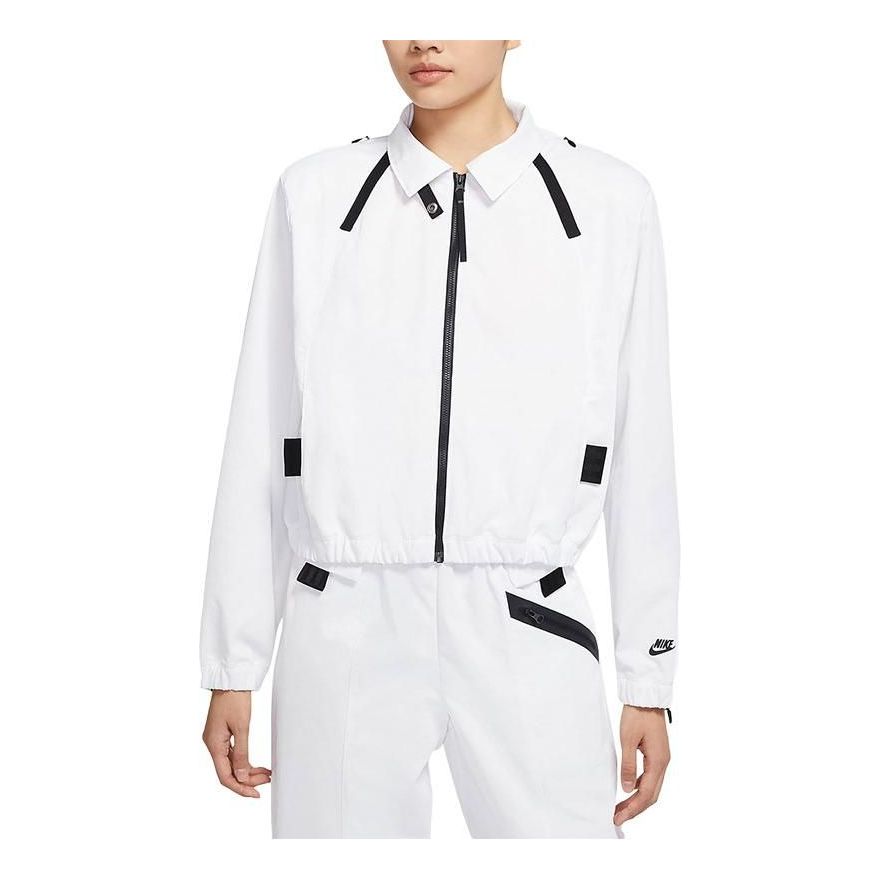 (WMNS) AS W Nike Sportswear DF TP WVN JKT Jacket White DD4609-100