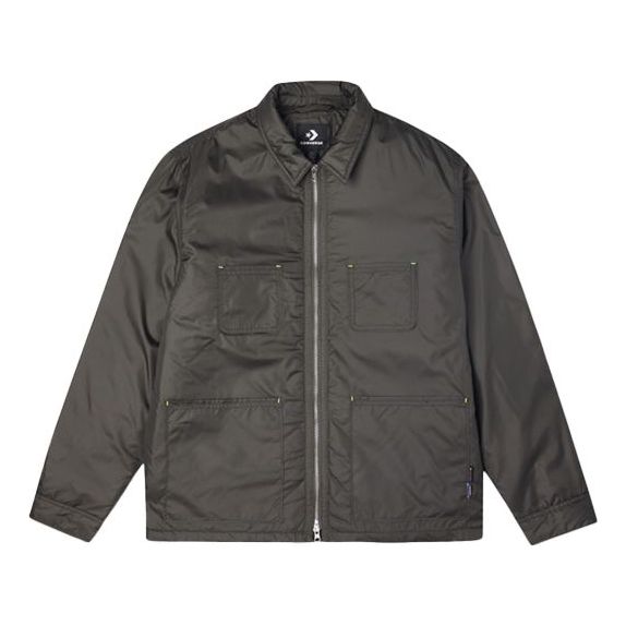 Men's Converse Renew Cargo Jacket Gray 10022151-A02