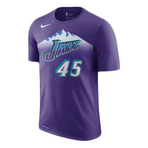 Nike DRI-FITNBA Short Sleeve Utah Jazz Purple  AT2412-548