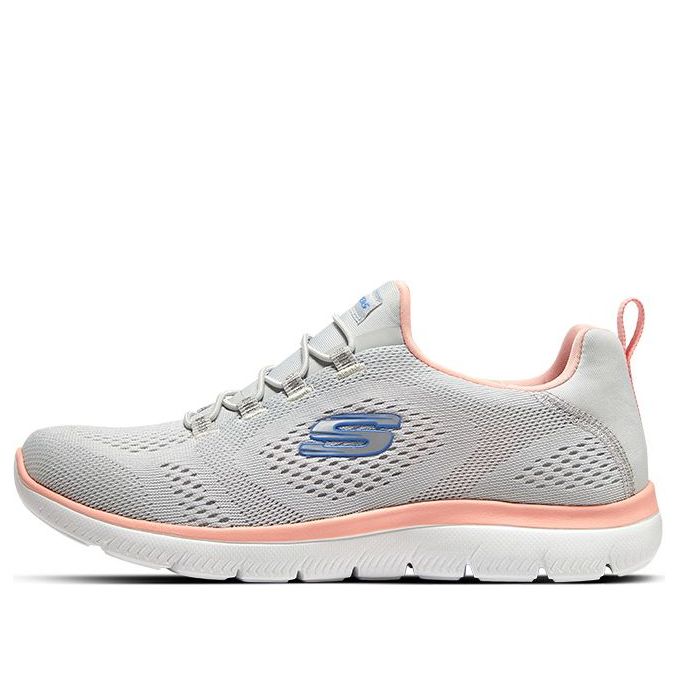 (WMNS) Skechers Summits Perfect Views 'Grey Orange' 149523-GYCL