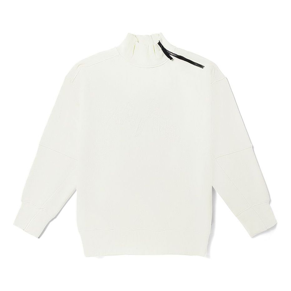 (WMNS) Vans Pullover Zipper Sweatshirt 'White' VN000F2QFS8