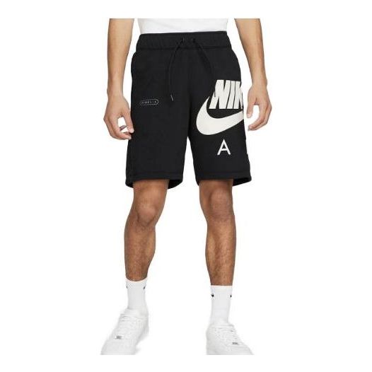 Nike Sportswear Air French Terry Shorts 'Black White' DM5211-010