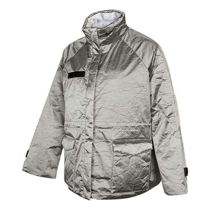 (WMNS) AS W Nike Sportswear TF Turf REVIVAL SHINE JKT Jacket GREY HAZE DD4647-013