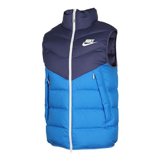 Nike Athleisure Casual Sports Down Vest Blue 928860-557