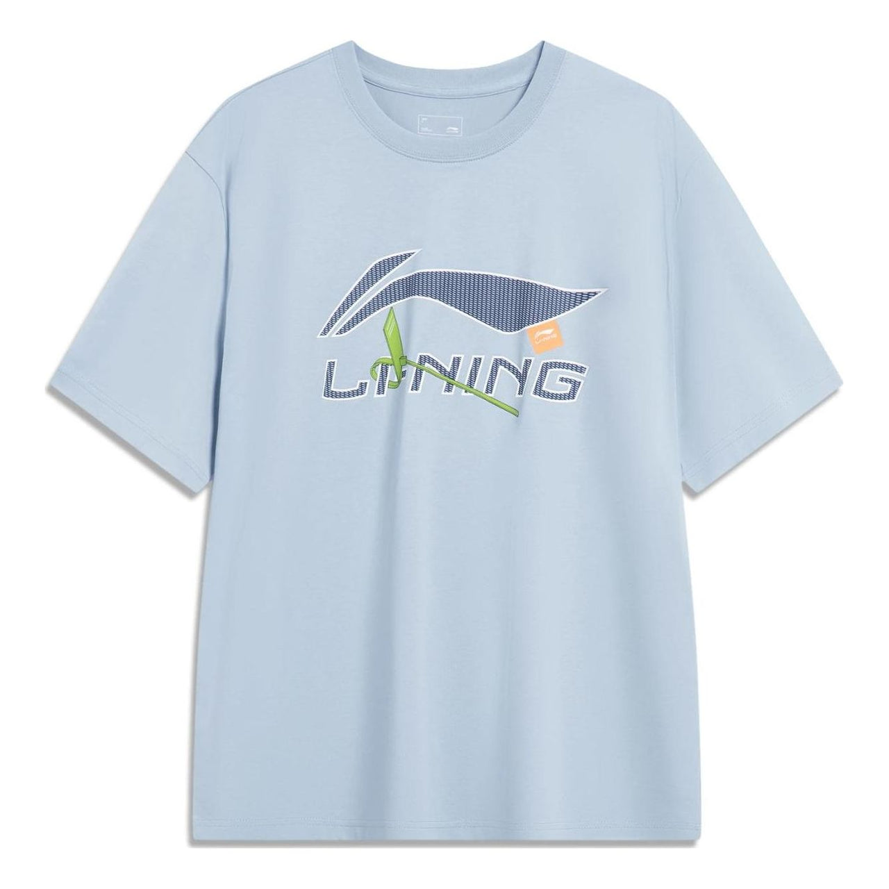 Li-Ning Essential Logo T-shirt 'Light Blue' AHST757-4