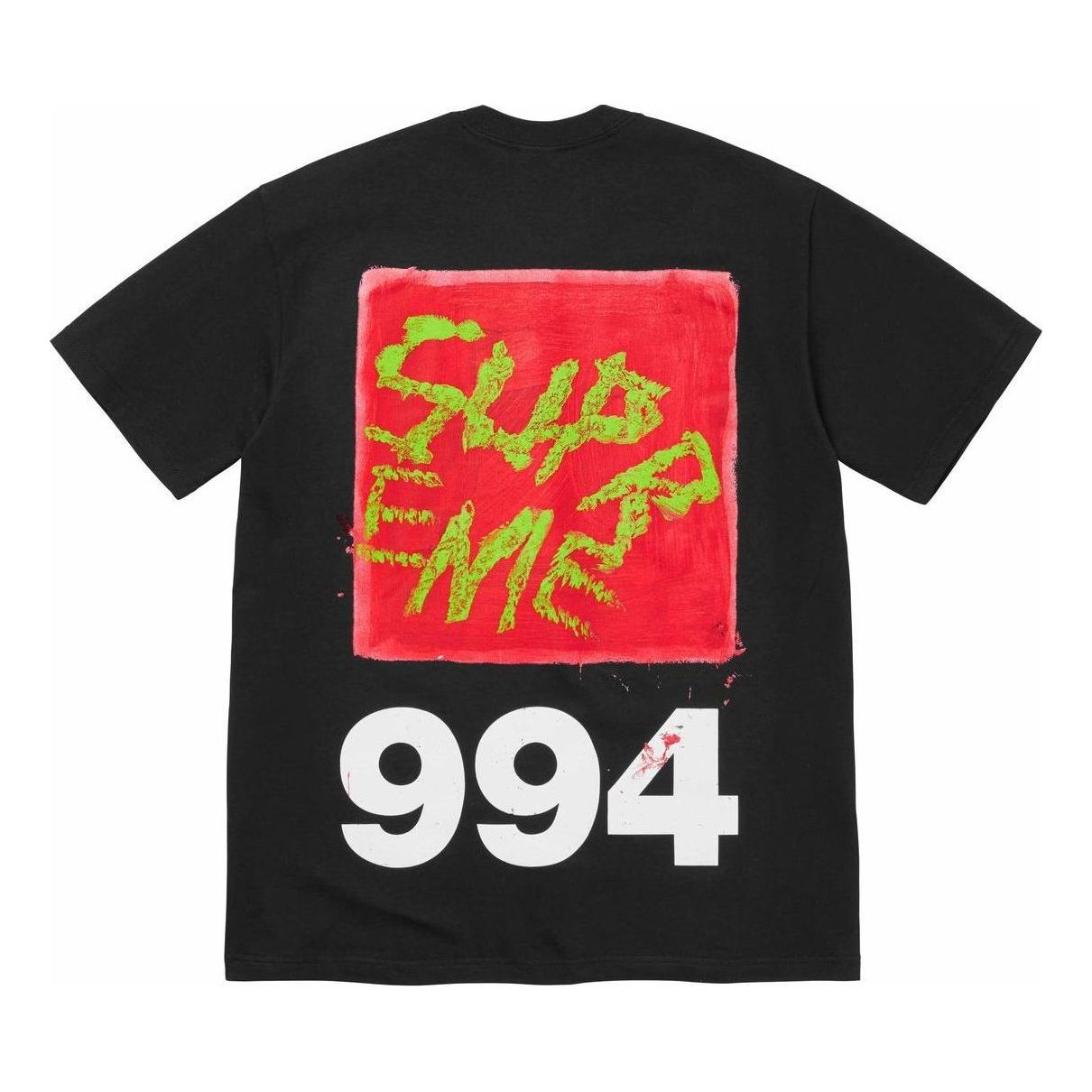 Supreme Paint T-Shirt 'Black Red White' SUP-SS24-158