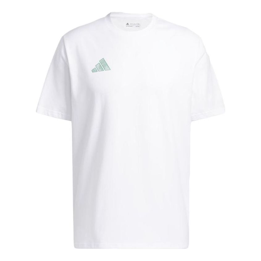 adidas Worldwide Hoops City Basketball Graphic Tee 'White' IC1872