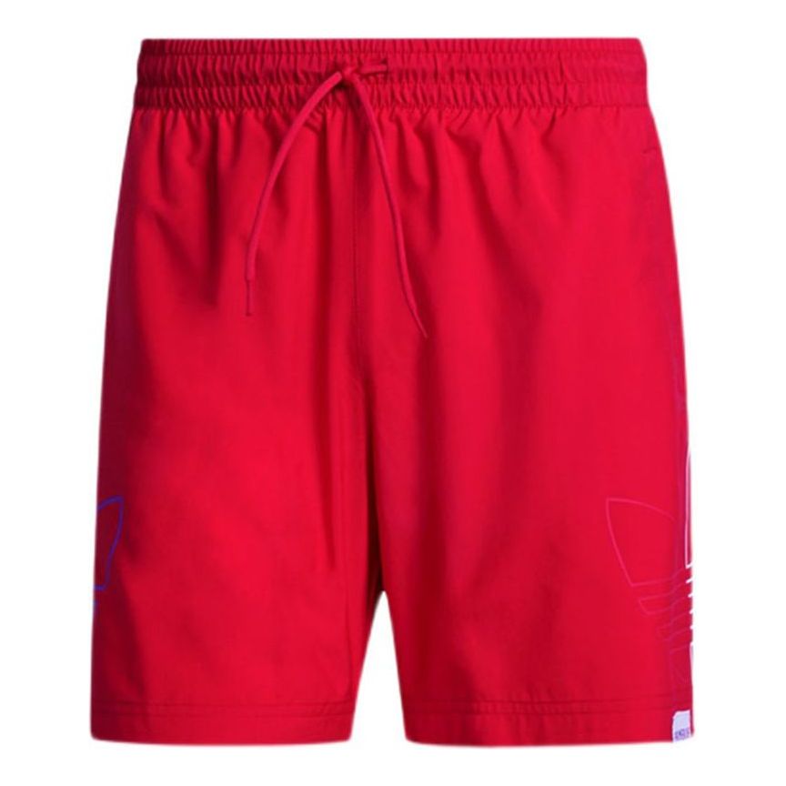 adidas originals Fto Swims Men's Summer Sports Shorts Red GN3549