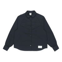 (WMNS) Nike Sportswear Icn Clsh Wvn Ls Top Long Sleeved Shirt Black DD5051-010